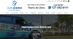 Desktop Screenshot of airzero.com